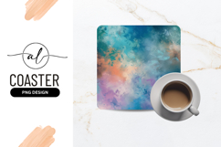 Abstract Art Background With Blue Pastel Colors Product Image 1