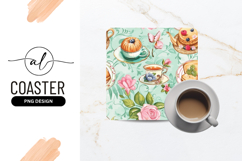 Elegant Floral Tea Party Pattern Design Product Image 1