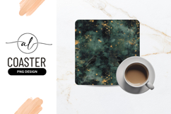 Two Birds In Night Sky Square Coaster Product Image 1