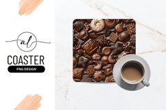 Assorted Chocolate Candies With Star Anise Pattern Product Image 1
