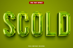 Scold 3D editable text effect Product Image 1