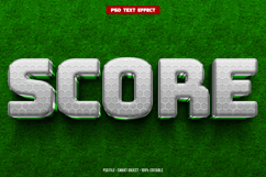 Score 3D editable text effect Product Image 1