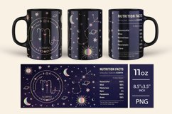 Scorpio mug wrp, zodiac sign sublimation mug wrap Product Image 2