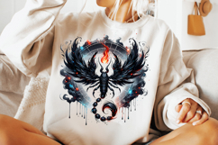 scorpio phoenix png, scorpio zodiac clipart, phoenix astrology sublimation, scorpio rebirth horoscope design, mystical scorpio artwork, astrology png for cricut, scorpio star sign phoenix, scorpio constellation png, phoenix zodiac illustration, astrology 