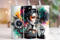 Scorpio Tumbler Wrap, Scorpio Zodiac Tumbler, Scorpio Queen Product Image 1