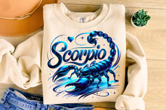 Scorpio Zodiac PNG, Scorpio Queen PNG, Zodiac Sublimation Product Image 3
