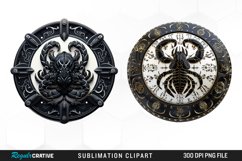 Watercolor Scorpio Zodiac Sign Clipart Product Image 1