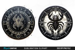 Watercolor Scorpio Zodiac Sign Clipart Product Image 1