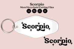 Scorpio zodiac signs keychain svg cutting files or sublimation files for keychain