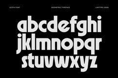 Scota - Bold Geometric Font Product Image 10