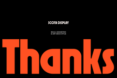 Scota - Bold Geometric Font Product Image 12