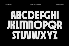 Scota - Bold Geometric Font Product Image 9
