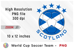 Scotland National Team Soccer Ball. World Cup 2026 Product Image 1