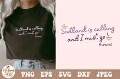 Scotland is calling and i must go png svg, Travel SVG Product Image 1