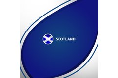 Scotland square layout background concept design template Product Image 1