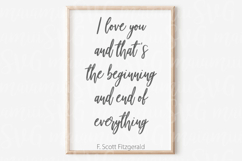 I Love You And That’s The Beginning And End Of Everything Product Image 2