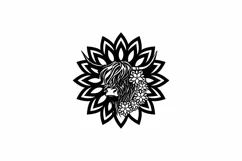 Scottish Highland Cow SVG