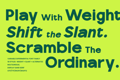 Scramble - Variable Experimental Sans Serif Font Family Product Image 18
