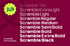 Scramble - Variable Experimental Sans Serif Font Family Product Image 3