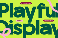 Scramble - Variable Experimental Sans Serif Font Family Product Image 7