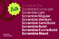 Scramble - Variable Experimental Sans Serif Font Family Product Image 8