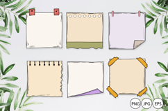 Scrapbooking Page Template / Notes Scrapbook Product Image 1