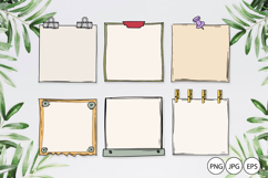 Scrapbooking Page Template / Notes Scrapbook Product Image 1