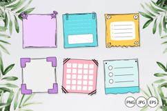 Scrapbooking Page Template / Notes Scrapbook Product Image 1