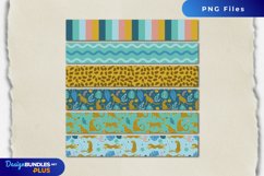 Cute Leopard Seamless Pattern Strips Product Image 1