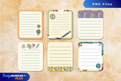 School Geographic Shaped Journaling Pages Product Image 1