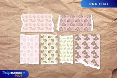 Cute Boar Seamless Pattern Torn Paper Product Image 1