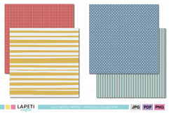 Cardmaking digital paper pack with versatile coordinating background designs
