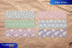 Cute Snowman Seamless Pattern Tape Product Image 1