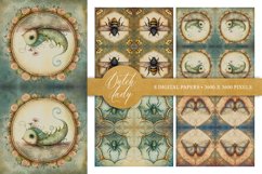 Seamless Garden Crawler Wallpapers - Seamless Patterns Product Image 4