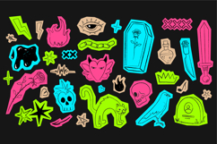Scrapbook Punk Stickers Product Image 1