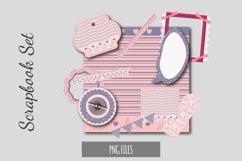 Stripes & Hearts Seamless Pattern - Journaling Set Product Image 1