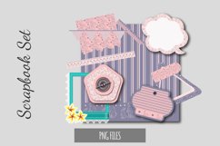 Purple Stripes Seamless Pattern - Journaling Set Product Image 1