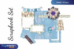 Dream Catcher with Vintage Seamless Pattern - Journaling Set Product Image 1