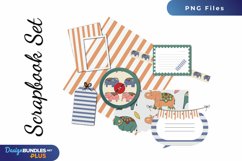 Vintage Ethnic Elephant Seamless Pattern - Scrapbooking Set Product Image 1