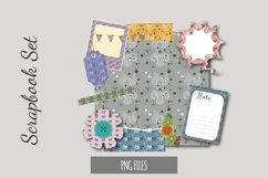 Vintage Grey Aries Sign Pattern - Journaling Set Product Image 1