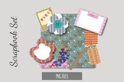 Vintage Green Aries Sign Pattern - Scrapbook Set Product Image 1