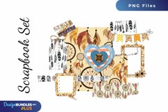 Dream Catcher with Vintage Seamless Pattern - Journaling Set Product Image 1