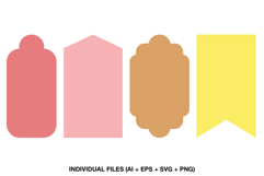 journaling tags digital paper elements