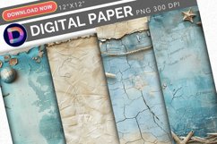 Scrapbooking nautical Digital Paper Product Image 1