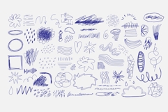 550 Pen Scribble Elements Hand-Drawn Doodles svg vector Product Image 5