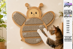 Cat Scratcher Laser Cut Bundle | Wall Mounted Cat Scratching Product Image 3