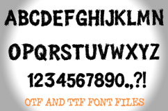 Scratchy Sketch Alphabet Lettering ABC Text Font OTF Product Image 2
