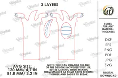 Funny Animals Bookmark Laser Cut. Page Holder SVG Product Image 3