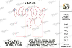 Funny Animals Bookmark Laser Cut. Page Holder SVG Product Image 3