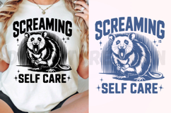 Screaming Is Self Care SVG Product Image 5